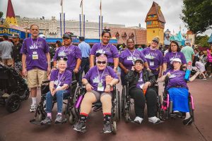 people with disabilities walking around Disney World