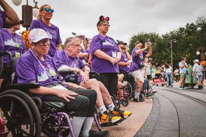 people with disabilities walking around Disney World