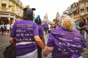 people with disabilities walking around Disney World