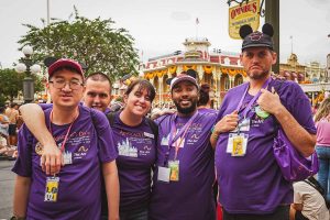 people with disabilities walking around Disney World