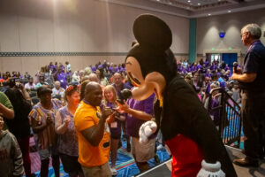 advocacy days conference at disney with mickey mouse